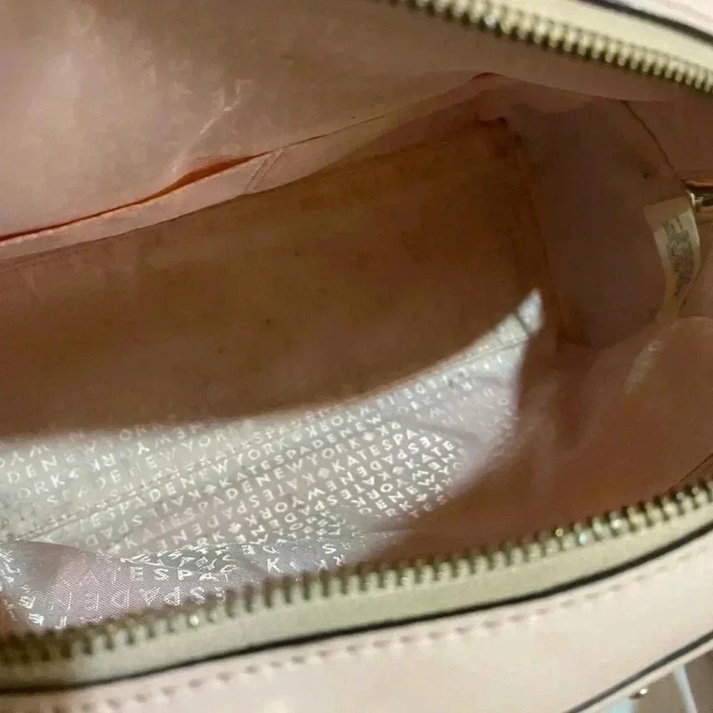 Kate spade pink leather satchel handbag - Picture 11 of 12